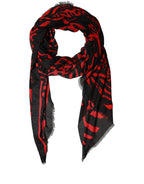 Black and Red Scarf