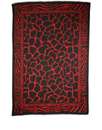 Black and Red Scarf