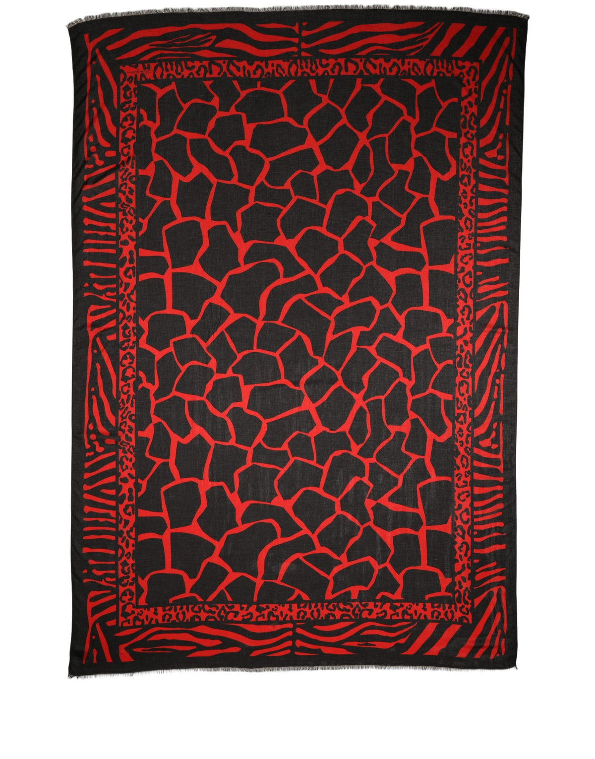Black and Red Scarf