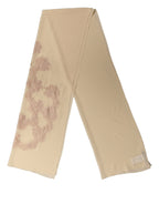 Light Beige Silk Scarf