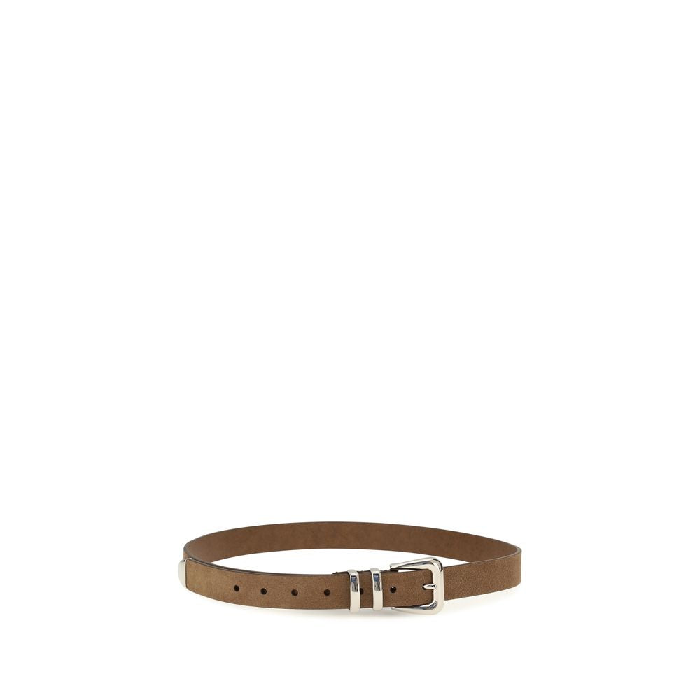 Brown Suede Belt