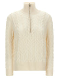 White Wool Cardigan