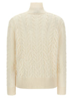 White Wool Cardigan
