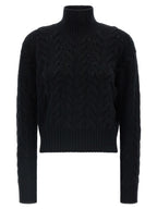 Black Wool Cardigan
