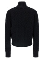 Black Wool Cardigan