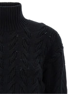 Black Wool Cardigan
