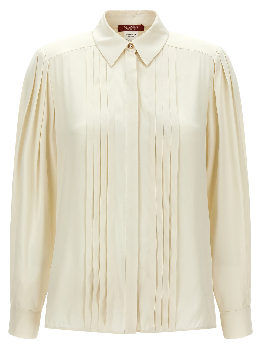 White Silk Blouse