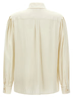 White Silk Blouse