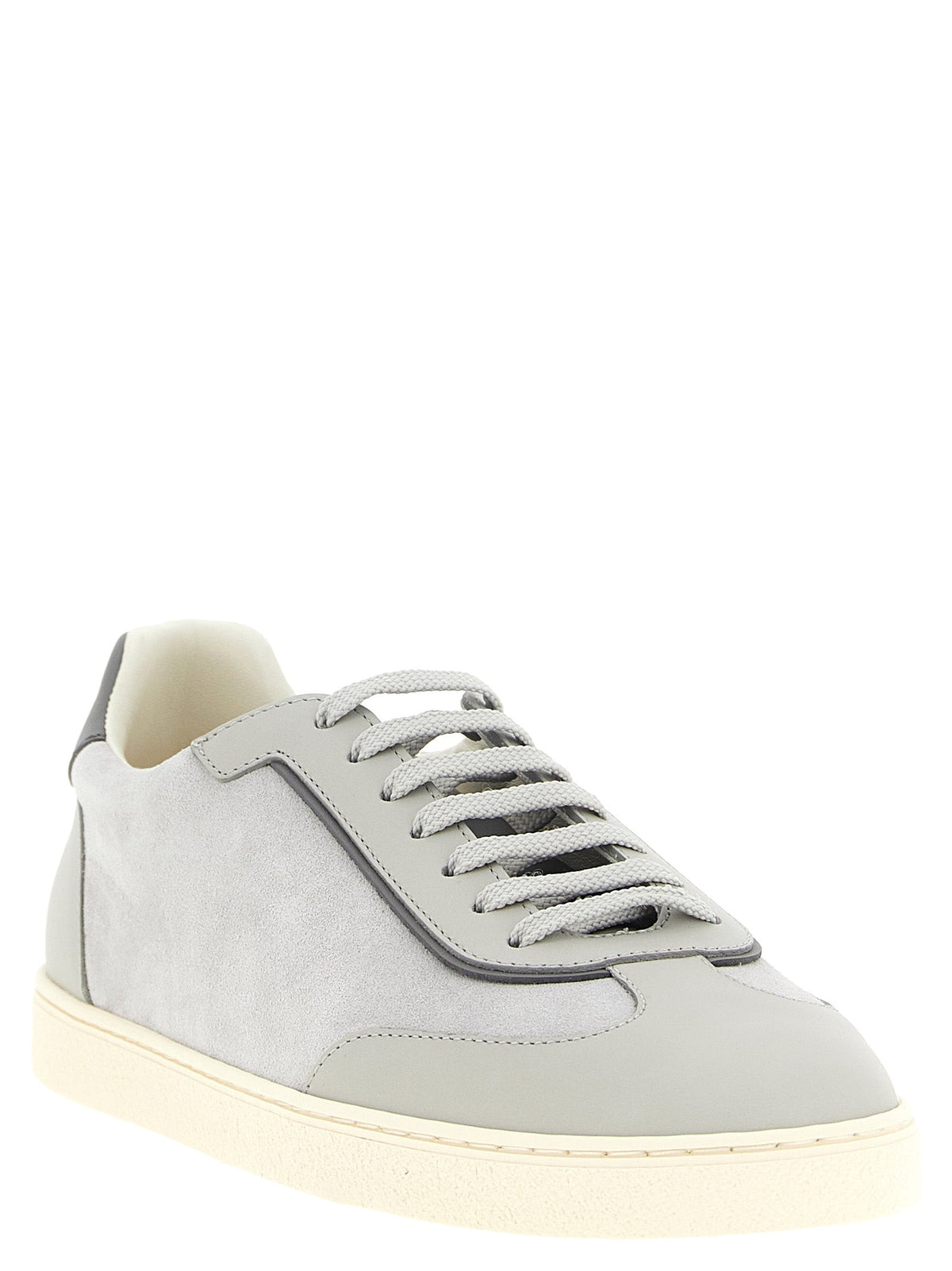 Grey Suede Sneakers