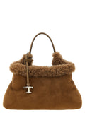 Brown Wool Handbag