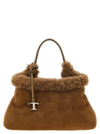 Brown Wool Handbag
