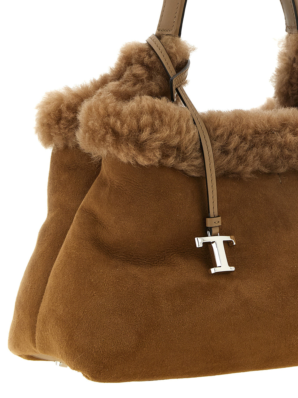 Brown Wool Handbag