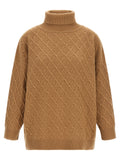 Beige Wool Cardigan