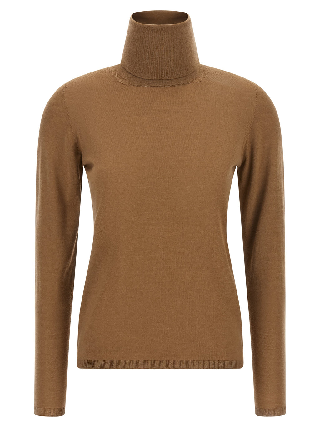 Beige Virgin Wool Sweater