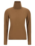 Beige Virgin Wool Sweater