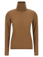 Beige Virgin Wool Sweater