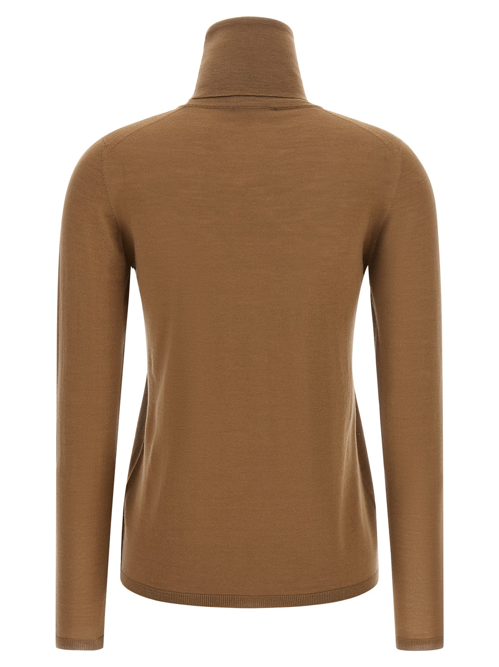 Beige Virgin Wool Sweater