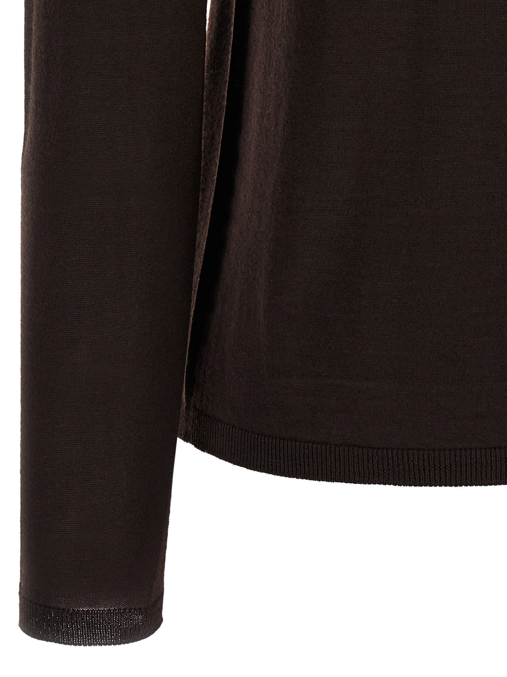 Brown Virgin Wool Cardigan