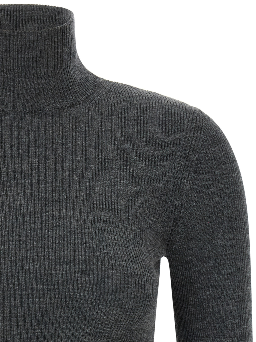Grey Virgin Wool Sweater