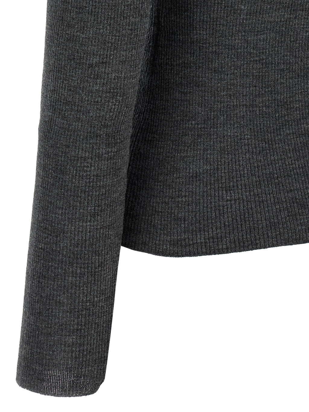 Grey Virgin Wool Sweater