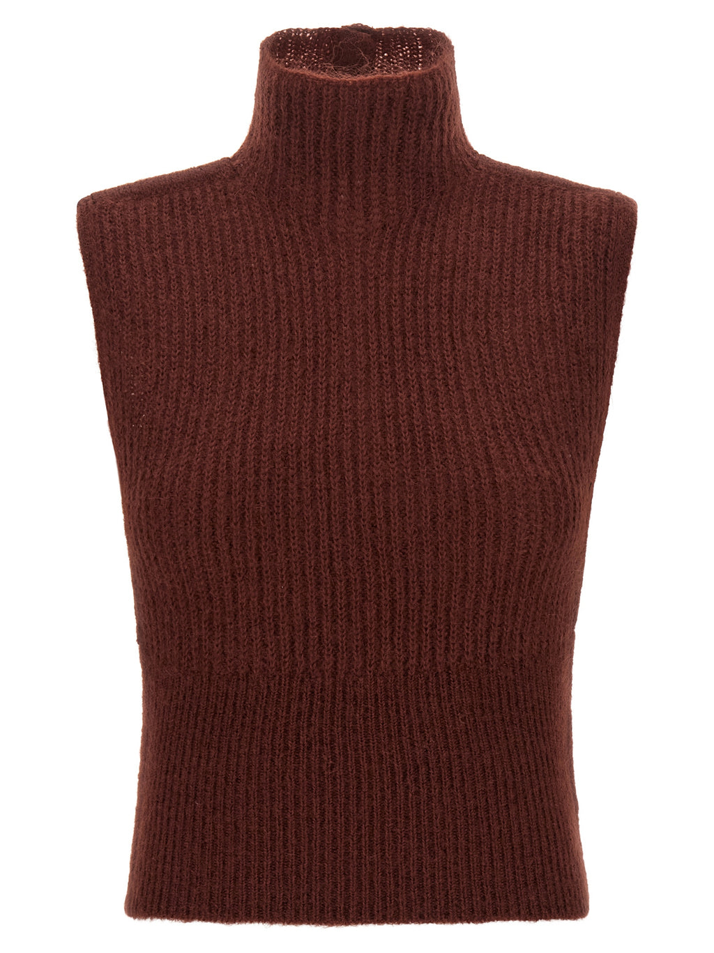 Burgundy Wool Cardigan