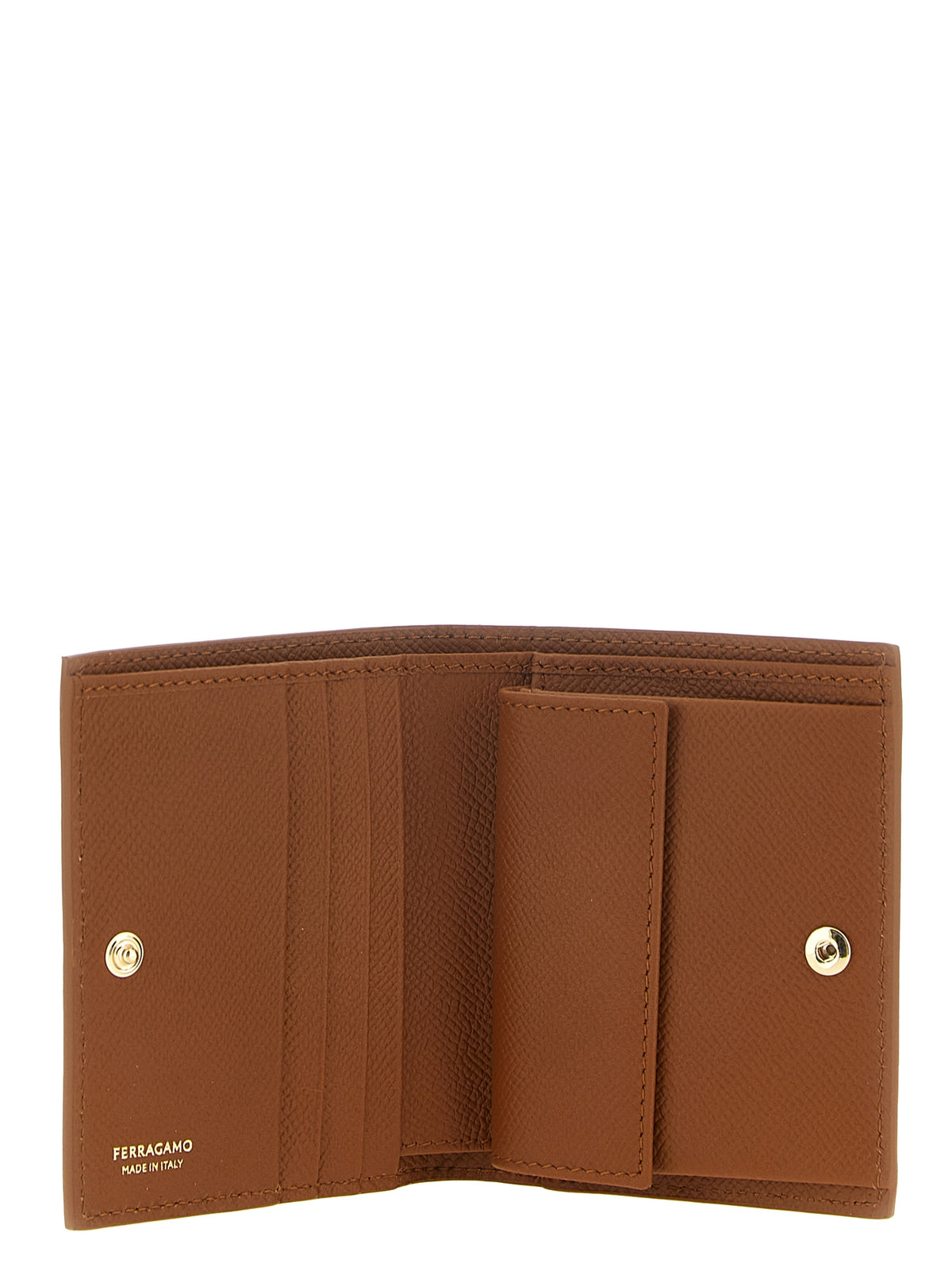 Gancini Card Holder – Brown