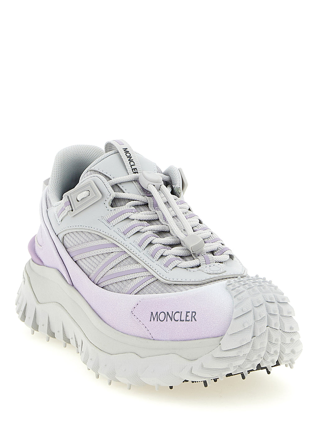 Purple Polyester Sneakers