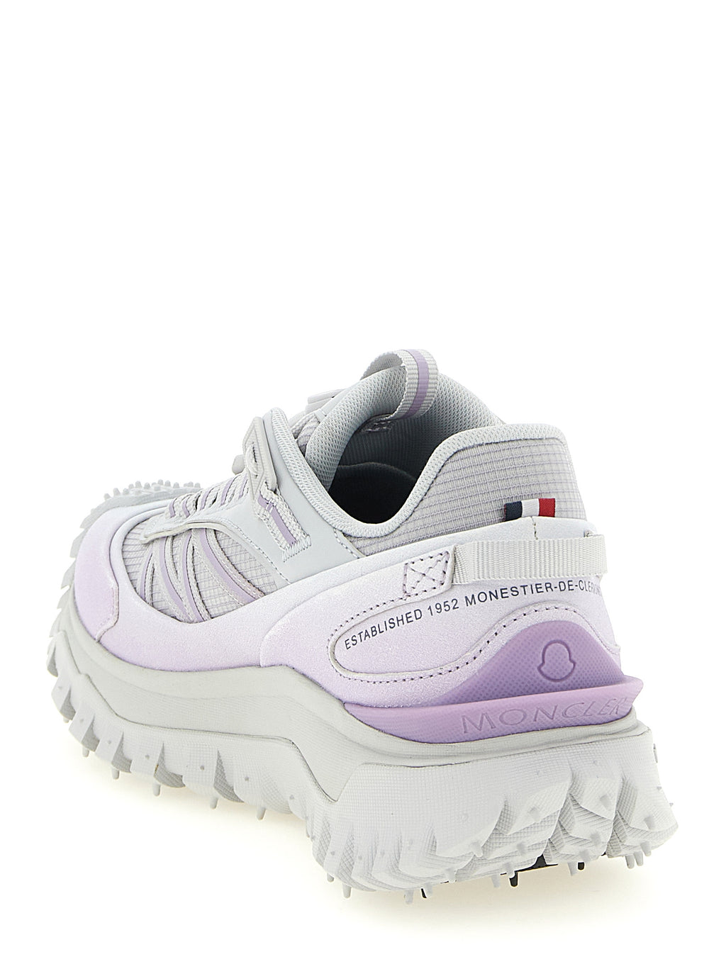 Purple Polyester Sneakers