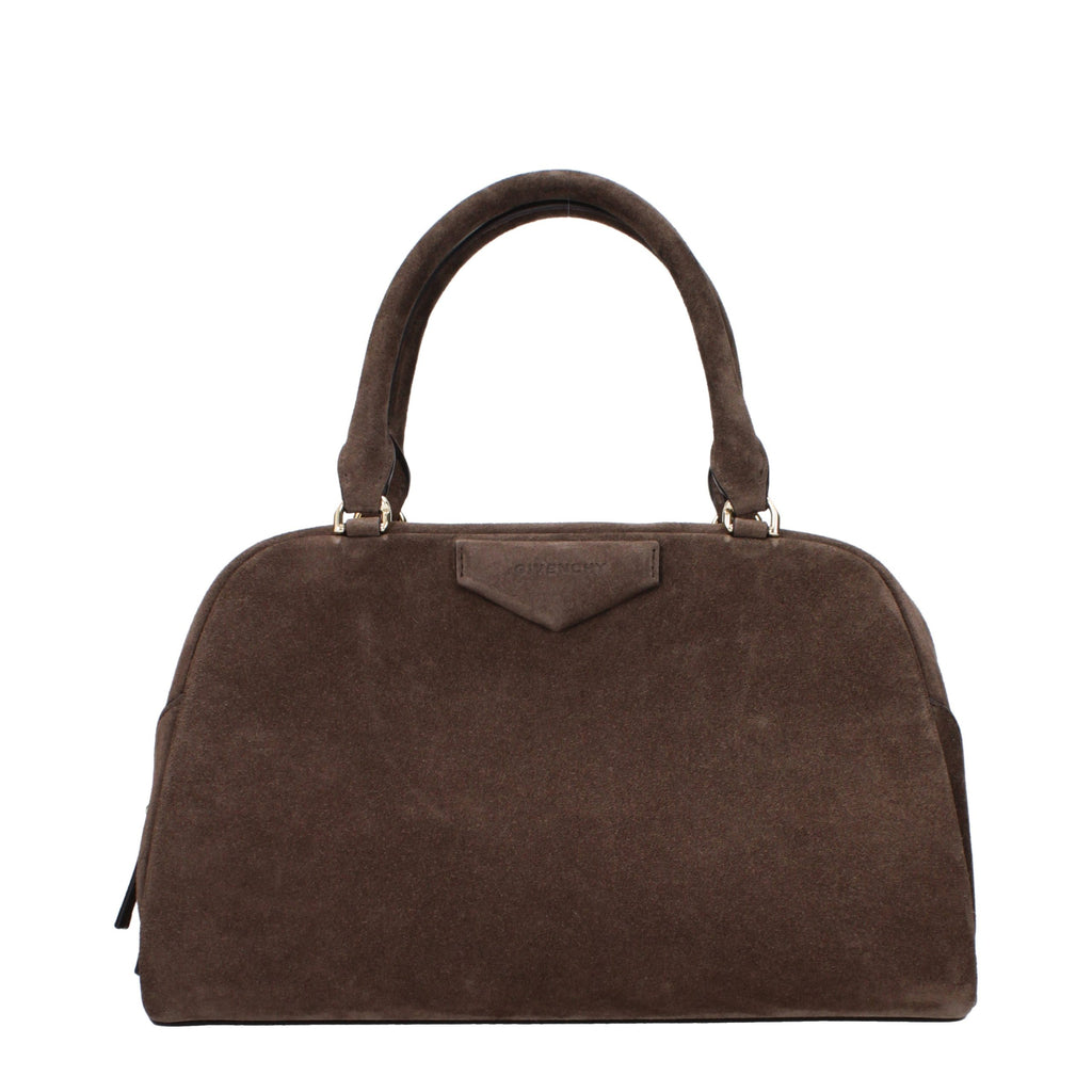 Brown Suede Handbag