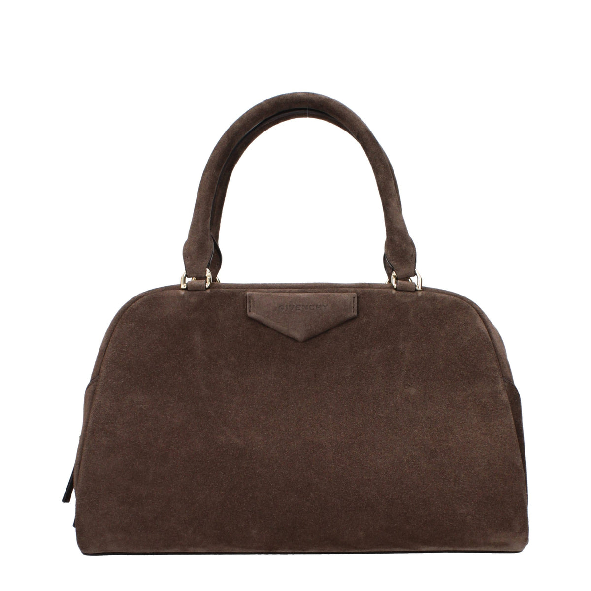 Brown Suede Handbag