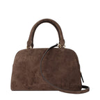 Brown Suede Handbag