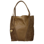 Brown Suede Shoulder Bag