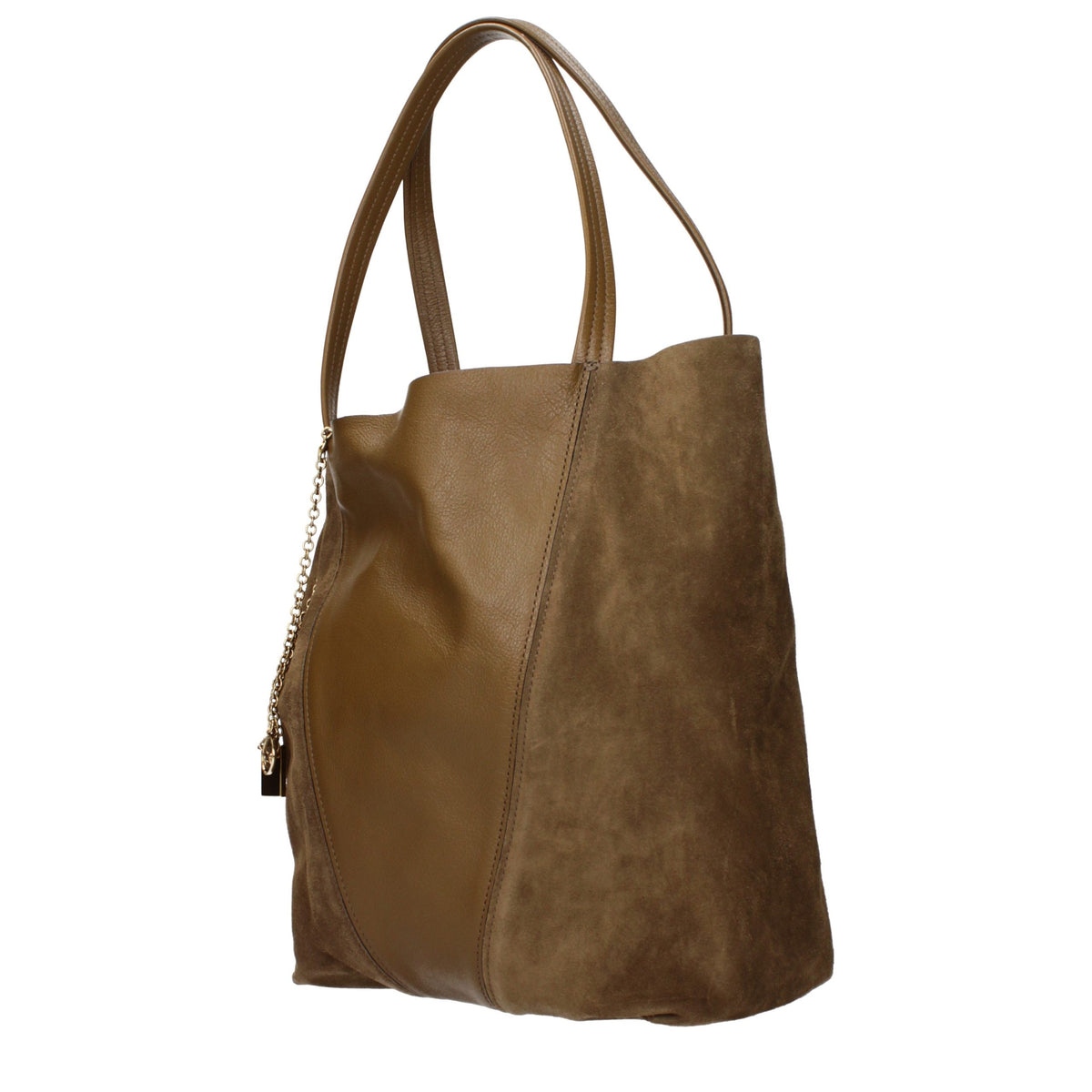 Brown Suede Shoulder Bag