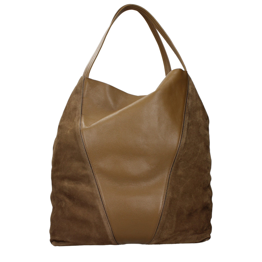 Brown Suede Shoulder Bag