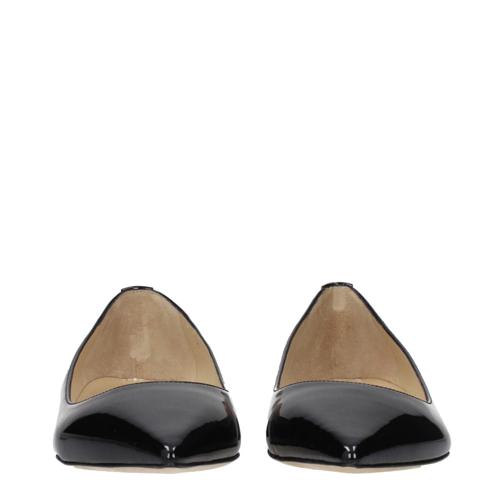 Black Leather Pumps