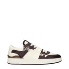 Beige Leather Sneakers