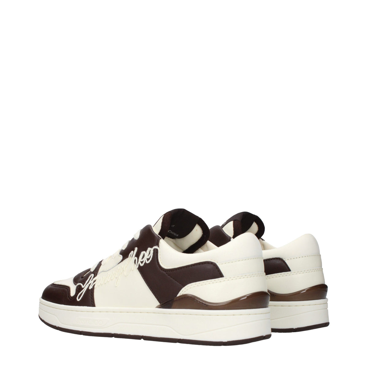 Beige Leather Sneakers