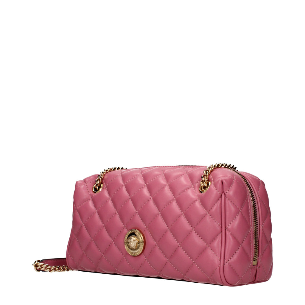 Leather Shoulder Bag – Pink