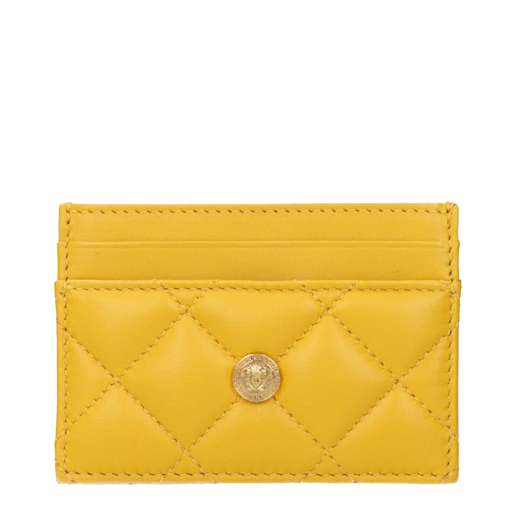Yellow Leather Document Holder