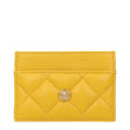 Yellow Leather Document Holder