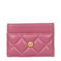 Pink Leather Document Holder