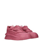 Pink Leather Sneakers