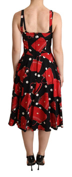 Sicily Silk Dress – Black