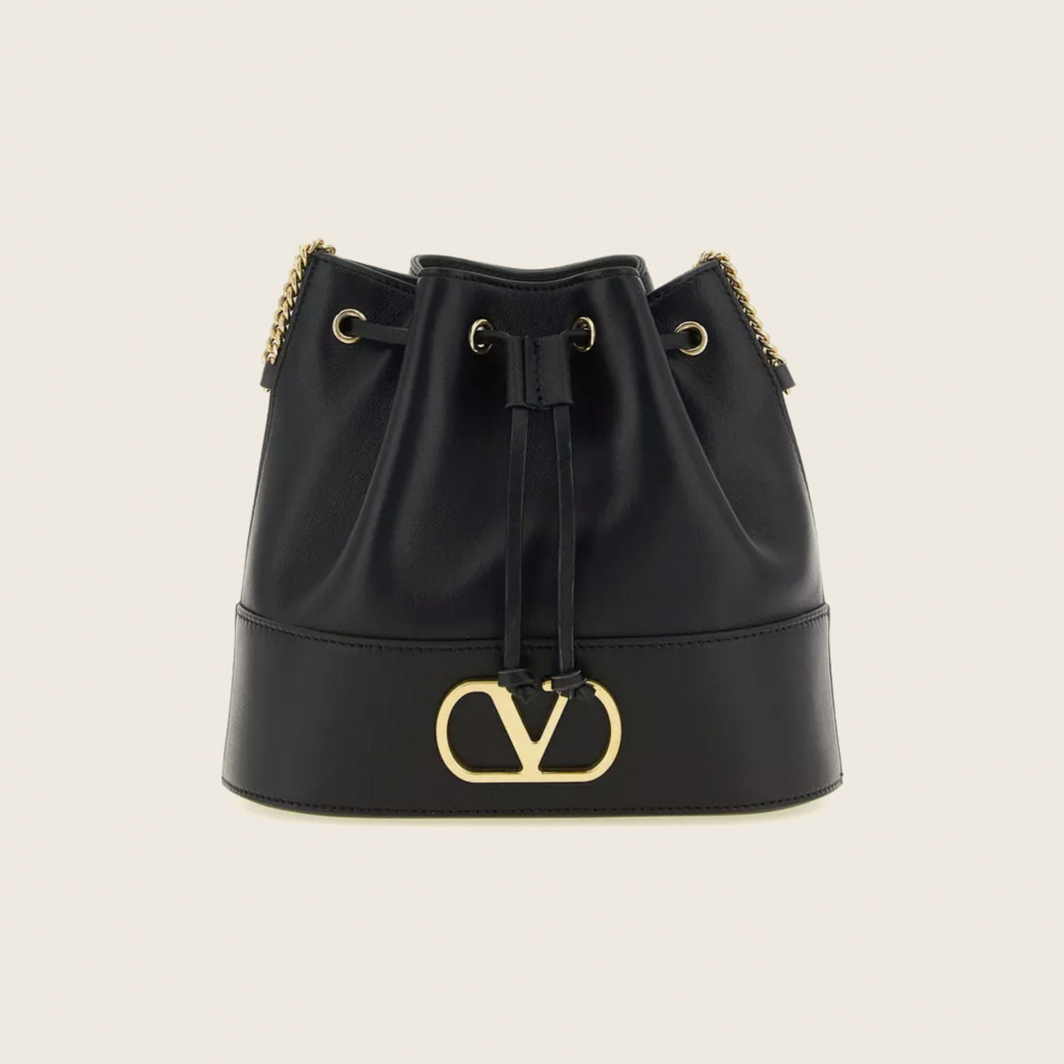 VLogo Bucket Bag – Black