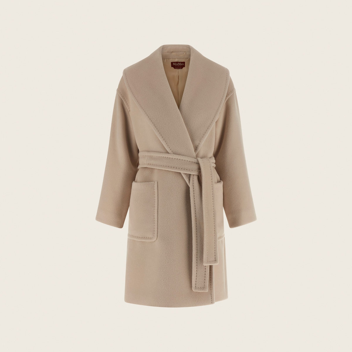 Beige Wool Coat
