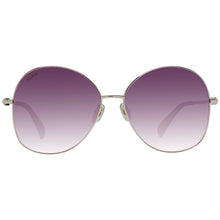Lunettes de soleil métalliques Max Mara dorées