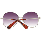 Lunettes de soleil métalliques Max Mara dorées