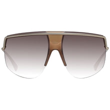 Lunettes de soleil métalliques Max Mara dorées