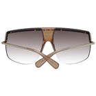Lunettes de soleil métalliques Max Mara dorées