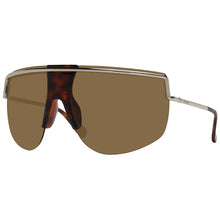 Lunettes de soleil métalliques Max Mara dorées